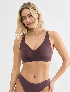 Podprsenka bez kostíc sloggi ZERO Feel 2.0 Soft, hnedá – SLOGGI