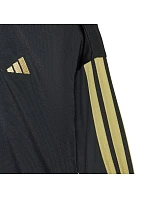 Detské tepláky adidas Essentials Climacool black and gold JC8857