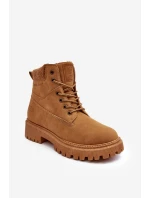 Dámske zateplené džínsy Trapper Camel Cross MM2R4011C
