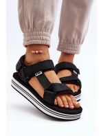 Damskie Sandały Na Platformie Lee Cooper LCW-24-05-2753 Czarne
