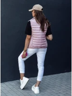 Dámska prešívaná vesta so stojačikom STYLISHZ ružová FashionStreet TY4450