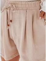 Dámske látkové šortky SUMMER TRIP khaki FashionStreet SY0435 Dámske látkové šortky SUMMER TRIP khaki FashionStreet SY0435