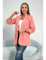 Bunda s klopou elegantná tmavá marhuľová