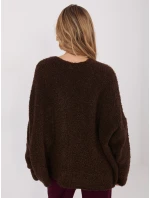 Jumper CH SW 72981.05P tmavohnedý