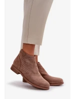 Dámske členkové topánky Acorn Brown S.Barski Dámske členkové topánky Acorn Brown S.Barski