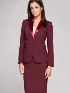 Dámska bunda M154 bordová - Figl