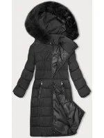 Dámska zimná bunda s kapucňou J Style graphite (16M9126-105)