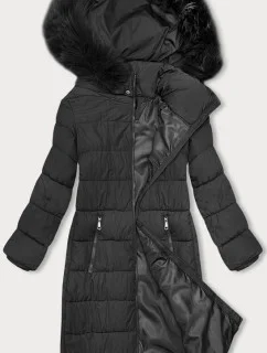 Dámska zimná bunda s kapucňou J Style graphite (16M9126-105)