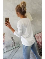 Blúzka s potlačou Superior biela Blúzka s potlačou Superior biela