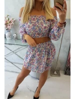 Béžová kvetinová sada