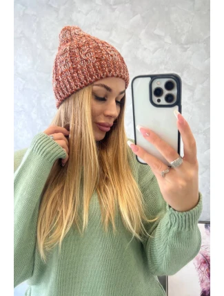 Fleecová čiapka Melisa K241 červená