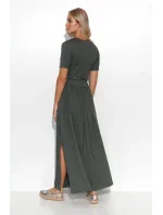 Dámske šaty M792 Khaki - Makadamia Dámske šaty M792 Khaki - Makadamia