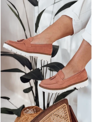 Dámske semišové mokasíny VANESSO pink FashionStreet ZY0713