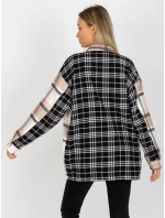 Košeľa DN KS 3841.02 čierna a béžová