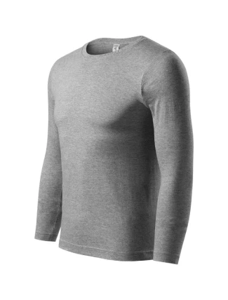 Tričko Progress LS unisex tmavo šedé