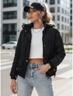 Dámska prechodná prešívaná bunda ZERNI black FashionStreet TY4175