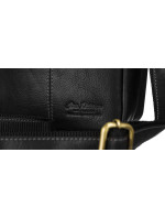 Pánske kabelky [DH] Kožená taška PTN TB 011 COM BLACK