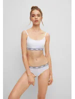 Dámska športová podprsenka BOSS s prúžkami 50469659-100 - HUGO