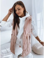 Dámska prešívaná vesta WELIA pink FashionStreet TY3296 Dámska prešívaná vesta WELIA pink FashionStreet TY3296
