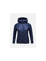 Peak Performance W Bunda s kapucňou Helium Down Hybrid Hood navy blue Peak Performance W Bunda s kapucňou Helium Down Hybrid Hood navy blue