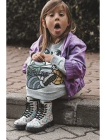 Dziecięce Botki Brokatowe We Wzory Wielokolorowe Reggie