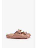 Lekkie Klapki Damskie ZAXY LL285087 Beżowe