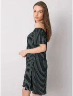 Šaty D73771M30145F čiernobiele