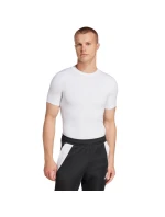 Pánske tričko adidas Techfit s krátkym rukávom biele JP4675 pánske