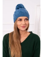 Fleecová čiapka Stefania K278 denim