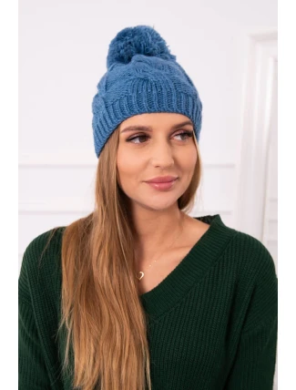 Fleecová čiapka Stefania K278 denim