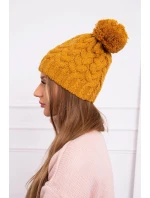 Fleecová čiapka Waleria K307 horčicová