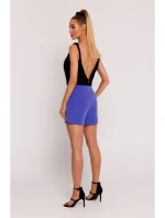 M775 Šortky so záhybmi - svetlo fialové