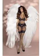 Podväzkový pás V-10712 čierny - Axami