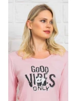 Dámske pyžamo dlhé Good vibes
