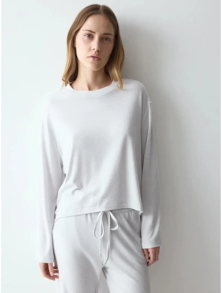 Dámske tričko Cozy Comfort Top X 01 svetlosivé Light Grey Melange – TRIUMPH Dámske tričko Cozy Comfort Top X 01 svetlosivé Light Grey Melange – TRIUMPH