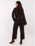 IT nohavice SP 258009.83 tmavohnedé