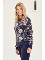 Dámske pyžamo Venus 3059 Tmavomodrý vzor - Taro