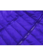 Ľahká modrá dámska prešívaná bunda (20311-184)