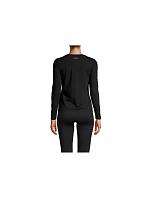 CASALL Essential Mesh Detail Tričko s dlhým rukávom čierne