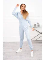 Dvojdielna súprava svetrov v modrej farbe