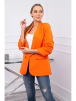 Bunda s klopami elegantná oranžová