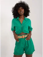 DHJ šortky SN 5536.34X zelená