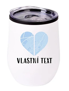 Personalizovaný termohrnček „BOWL“ – Dve miesta, jedno srdce