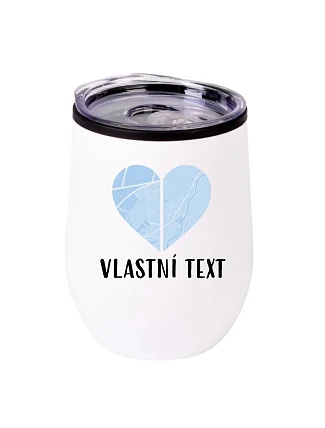 Personalizovaný termohrnček „BOWL“ – Dve miesta, jedno srdce Personalizovaný termohrnček „BOWL“ – Dve miesta, jedno srdce