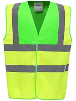 Bezpečnostná vesta Yoko HVW 100 Hi-Vis 79.W100 limetková/výrazne žltá Bezpečnostná vesta Yoko HVW 100 Hi-Vis 79.W100 limetková/výrazne žltá