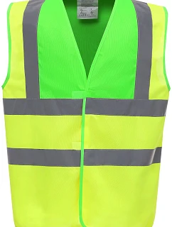 Bezpečnostná vesta Yoko HVW 100 Hi-Vis 79.W100 limetková/výrazne žltá