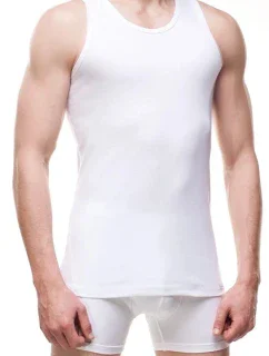 Pánske tričko 213 Authentic white plus - CORNETTE