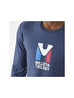 MILLET M Chamonix Tri Ts Ls tričko námornícka modrá pánske
