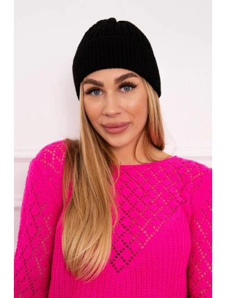 Tenká čiapočka Wioletta K251 čierna