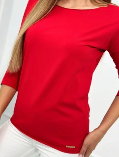 Blúzka ležérna červená